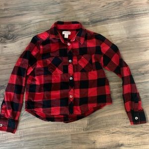 Girl’s Cat and Jack Flannel Shirt